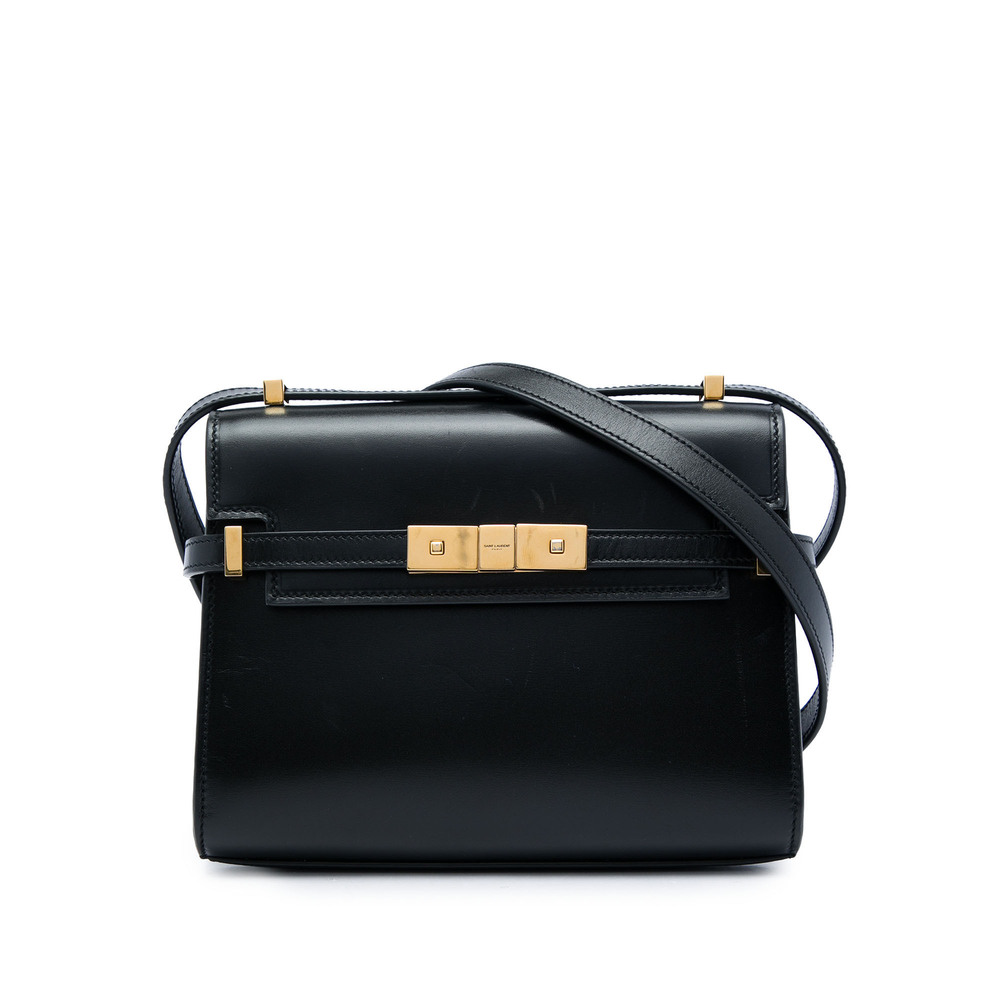 Pre-Loved Saint Laurent Mini Smooth Calfskin Manhattan Crossbody